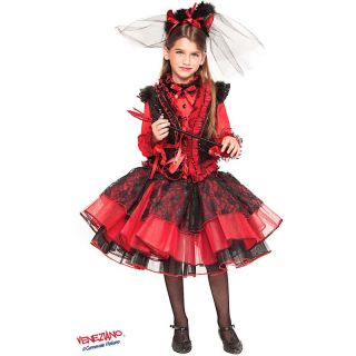 Vestito Carnevale Diavoletta Baby Età 3/6 Anni COD. 28042