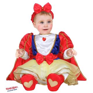 Vestito Carnevale Biancaneve Età 3/12 Mesi (Dolce Principessa dei Boschi) COD. 54179
