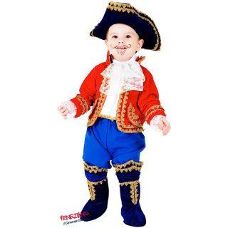 Vestito Carnevale Piccolo Capitano Età 0/3 (Pirata) Anni COD. 7703