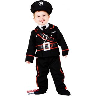 Vestito Carnevale Piccolo Carabiniere Età 0/3 Anni COD. 7705