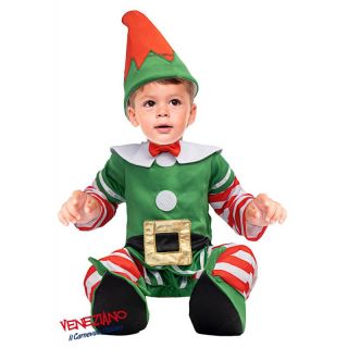 Vestito Carnevale Piccolo Elfo Età 3/12 Mesi COD. 28090
