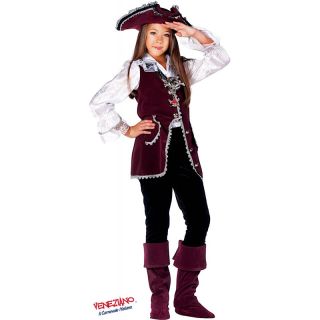 Vestito Carnevale Piratessa Baby Età 3/6 Anni COD. 3820
