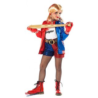 Vestito Carnevale Ragazza Jolly Baby (Harley Queen) Età 3/6 Anni - COD. 51164