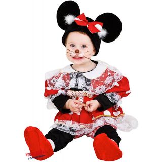 Vestito Carnevale Minnie (Topoletto) Età 0/3 Anni COD. 1083