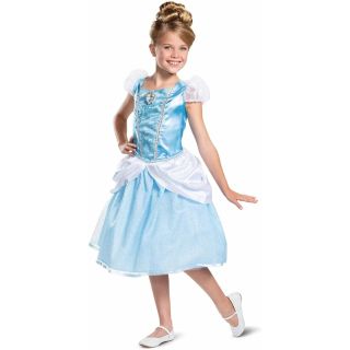 Vestito Cenerentola Deluxe Taglia M 7/8 Anni Disguise