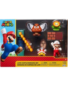 Nintendo Super Mario set Diorama del castello di lava
