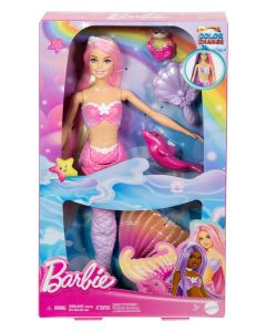 Bambola Barbie sirena colori del mare