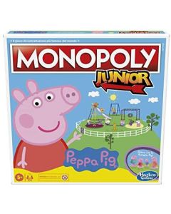 Monopoly Junior: Peppa Pig Edition, gioco da tavolo per 2-4 giocatori