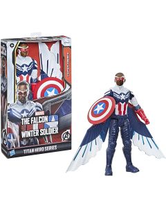 Avengers Personaggio Titan Hero 30Cm - Captain America Falcon Edition