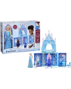 Frozen 2 Fold & Go Castello di Ghiaccio + Bambola