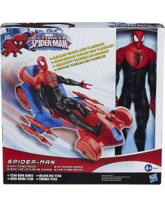 Spider-Man da 30 cm con Veicolo