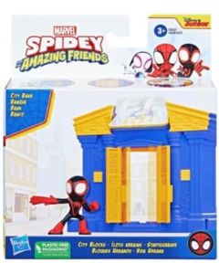 Spidey and his amazing friends city bank blocks