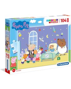Peppa Pig Puzzle Supercolor 104 pezzi