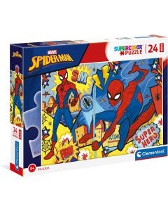 Puzzle super color Spider Man 24 Pezzi