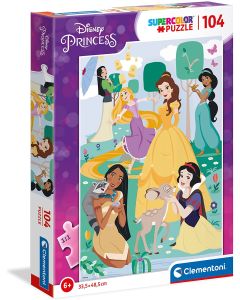 Disney Princess Puzzle Supercolor 104 Pezzi