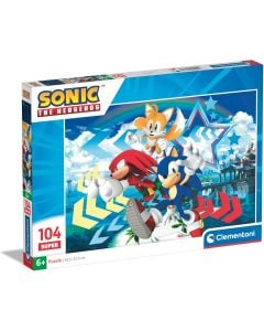 Puzzle super color Sonic 104 pezzi