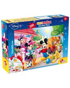 Mickey Mouse. Df Supermaxi Puzzle Double-face 150 pz. 70x50 cm. Disney Giochi