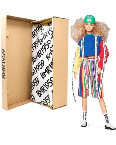 Barbie Bambola Snodata con Capelli Biondi Voluminosi e Look Sportivo